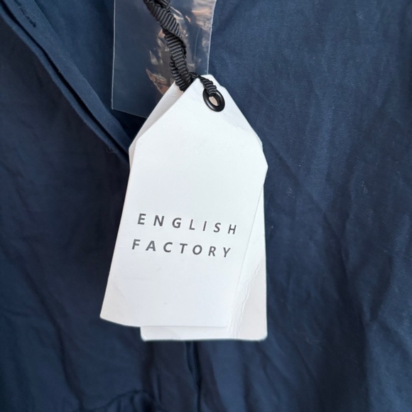 NWT ENGLISH FACTORY SHORT PUFF SLEEVE MIDI DRESS, SIZE 1X - Picture 16 of 16